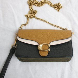 COACH Mini Tabby CrossBody Color Block 76199 Straw